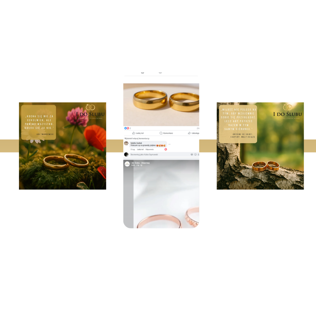 I do ślubu - Social Media & AI Grafiki