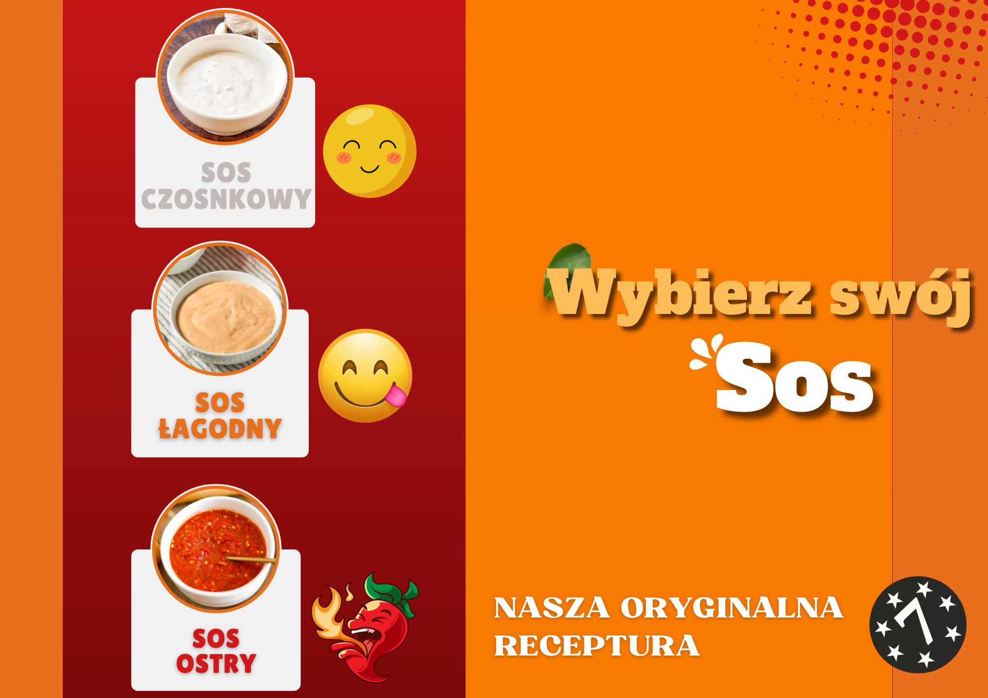 Post reklamowy - Kebab - Profesjonalny post reklamowy social media wykonany przez Noctura. Grafika zwiększająca sprzedaż i zaangażowanie na Facebook, Instagram i TikTok.