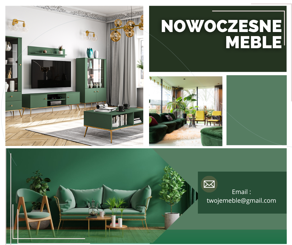 Post reklamowy - Meble - Profesjonalny post reklamowy social media wykonany przez Noctura. Grafika zwiększająca sprzedaż i zaangażowanie na Facebook, Instagram i TikTok.